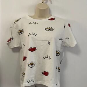 NWT GRAPHIC TEE 100 % COTTON TEE‎ SIZE L
